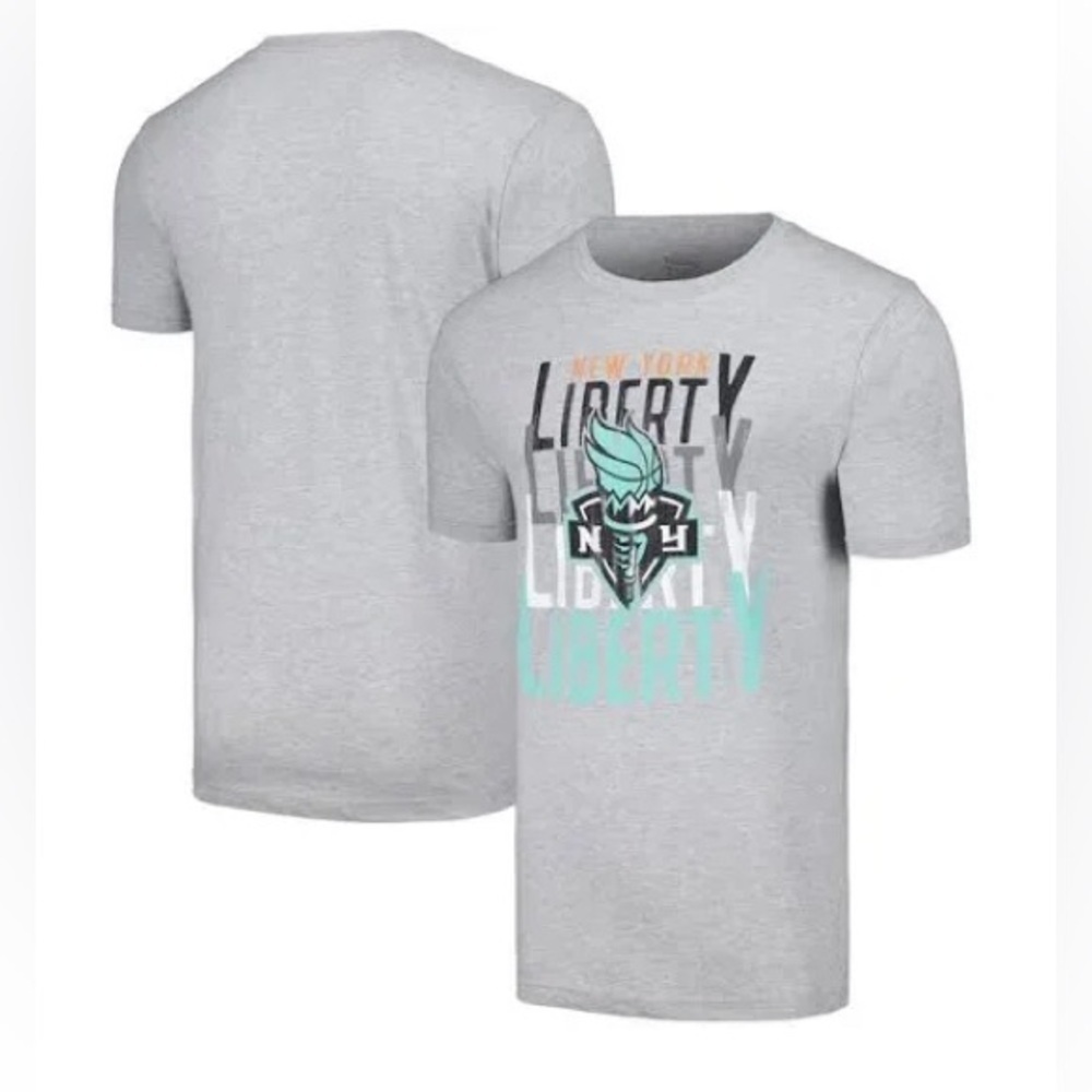 New York Liberty Stadium Essentials  - NEW - Unisex Dedication Tee- Heather Gray